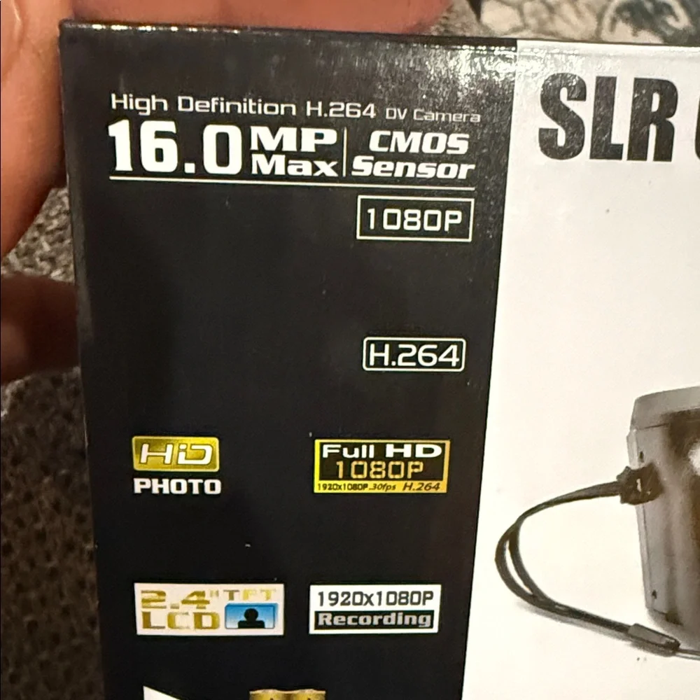 SLR Camera HD Videocam - Black